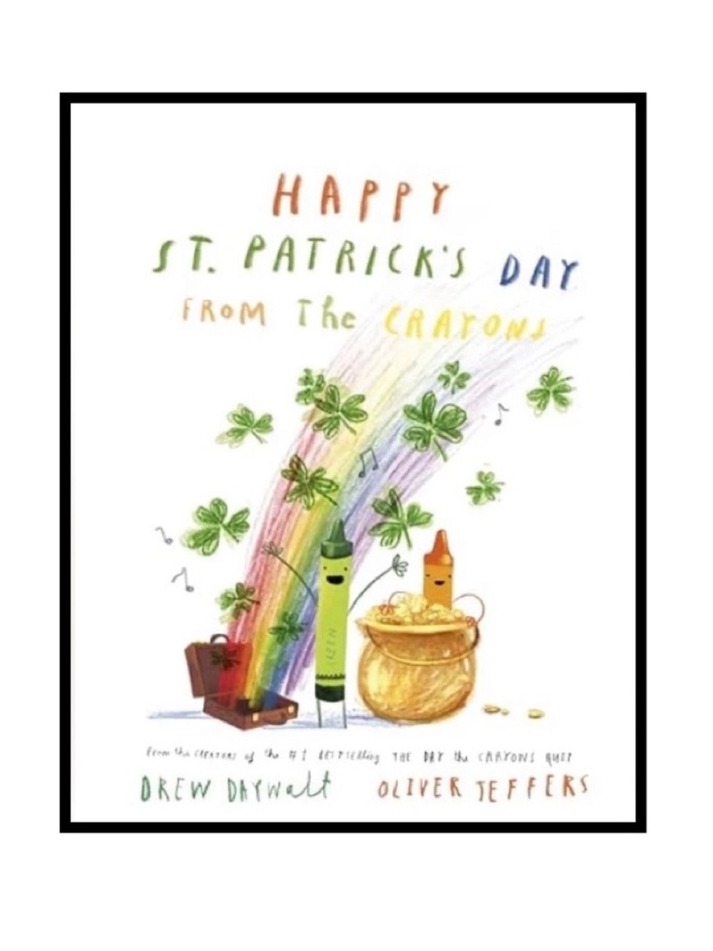 BUNDLE & SAVE☘️ Brand NEW St. Patrick's Day Crayons Hardcover Book